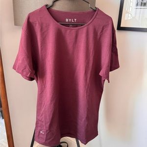 COPY - BYLT Wide Neck Lux Tee - Size Large